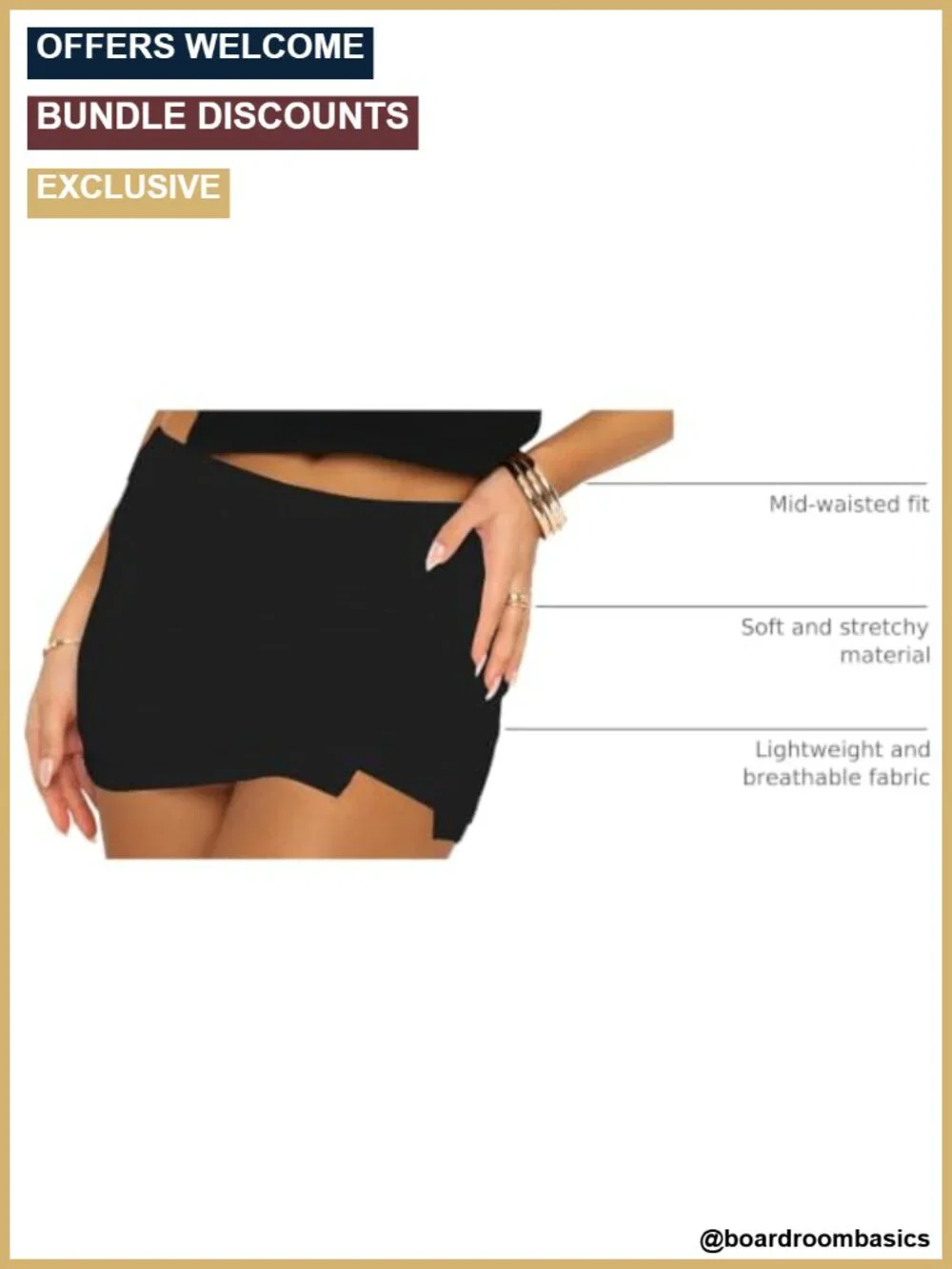 Y2K Mini Skorts with Attached Shorts, Mid-Waisted, Stretchy, Front Split